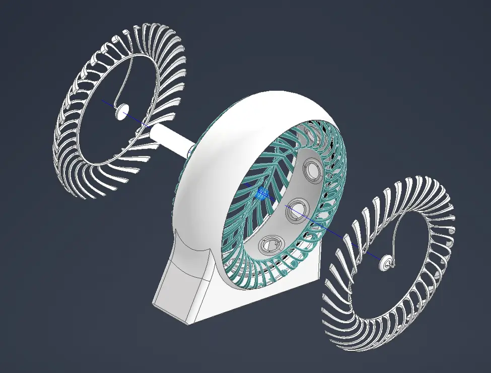 Current FlavoRotor mechanical layout