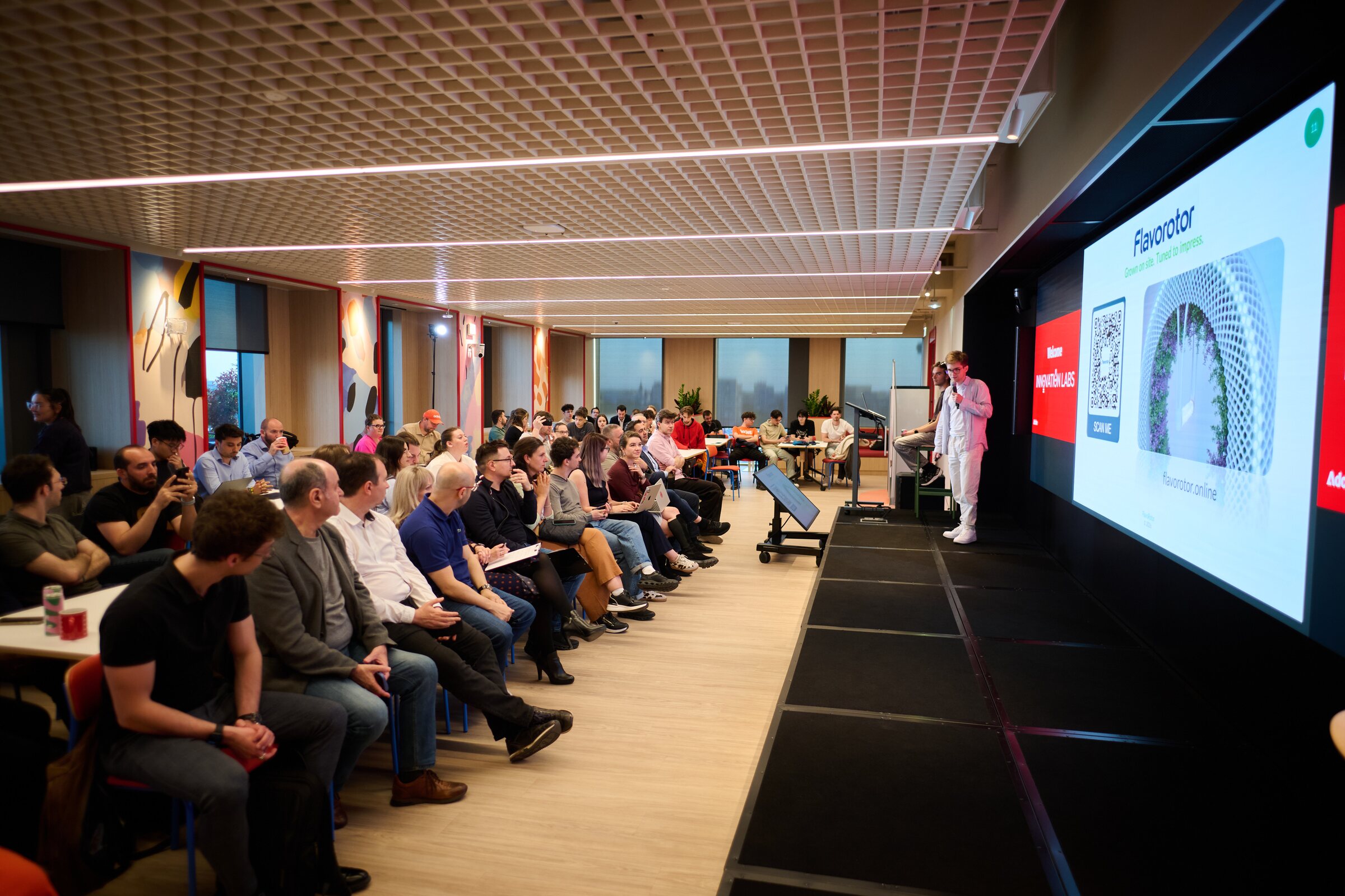 FlavoRotor product presentation during Innovation Labs