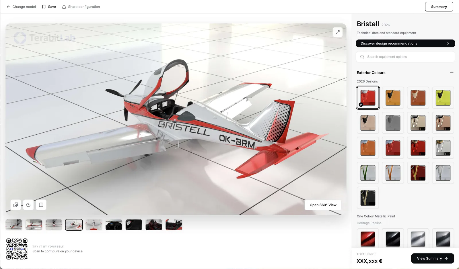 Bristell Aircraft Configurator
